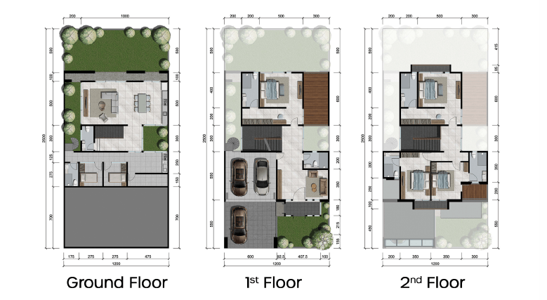 Denah Rumah Tipe Aquamarine